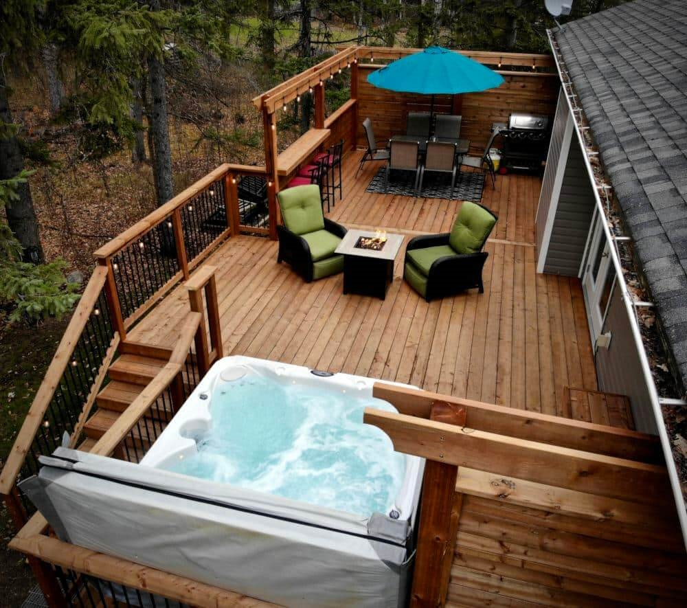 Freshly Stained Deck